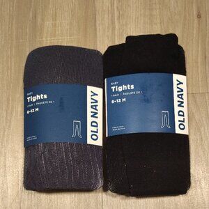 Old Navy Men's Black and Dark Gray Tights